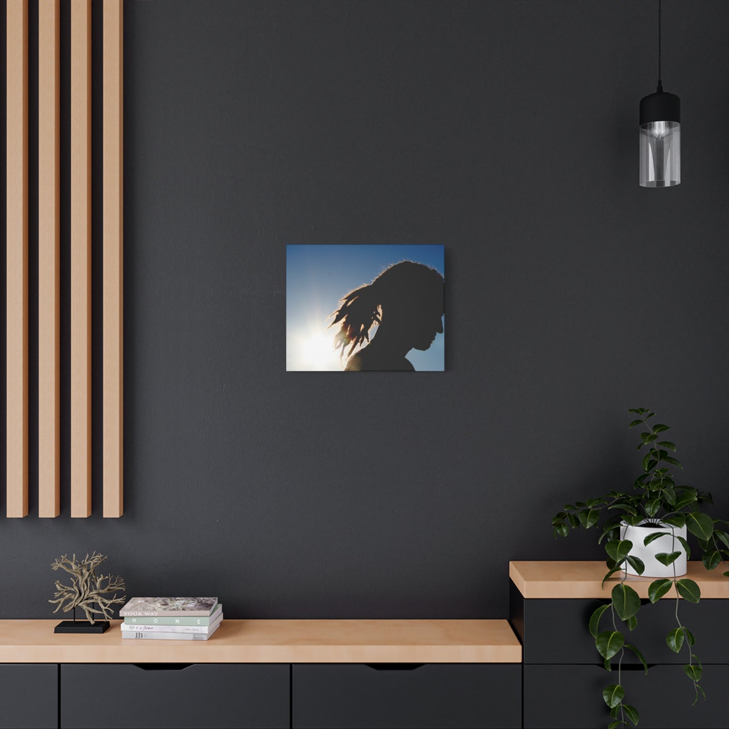 Dreadlocks Silhouette Wall Decor